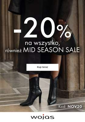 BLACK FRIDAY - gazetka promocyjna Wojas | -20% na wszystko od wtorku 11.11 do środy 12.11