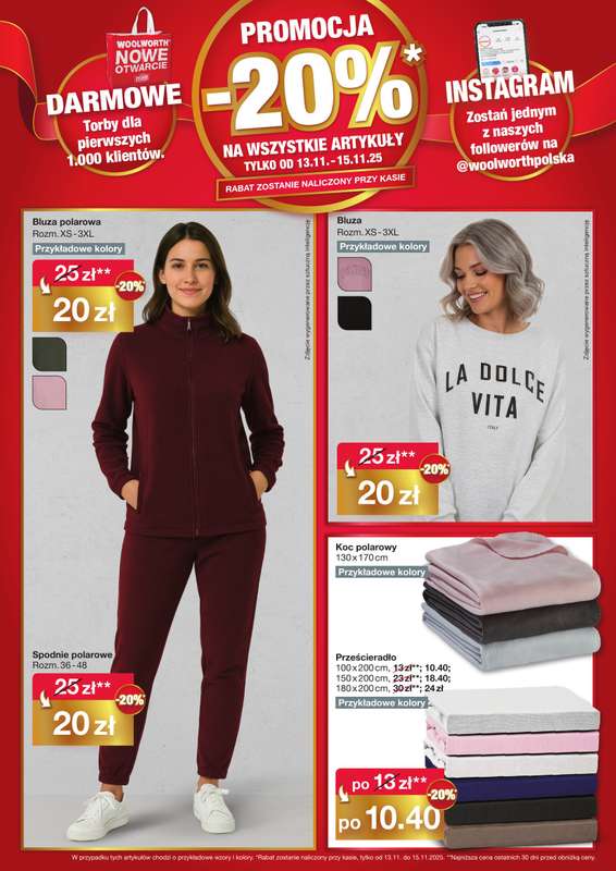 Woolworth - gazetka promocyjna WIELKIE OTWARCIE! KWIDZYN, ul. Żwirowa 2 od czwartku 13.11 do soboty 15.11 - strona 3