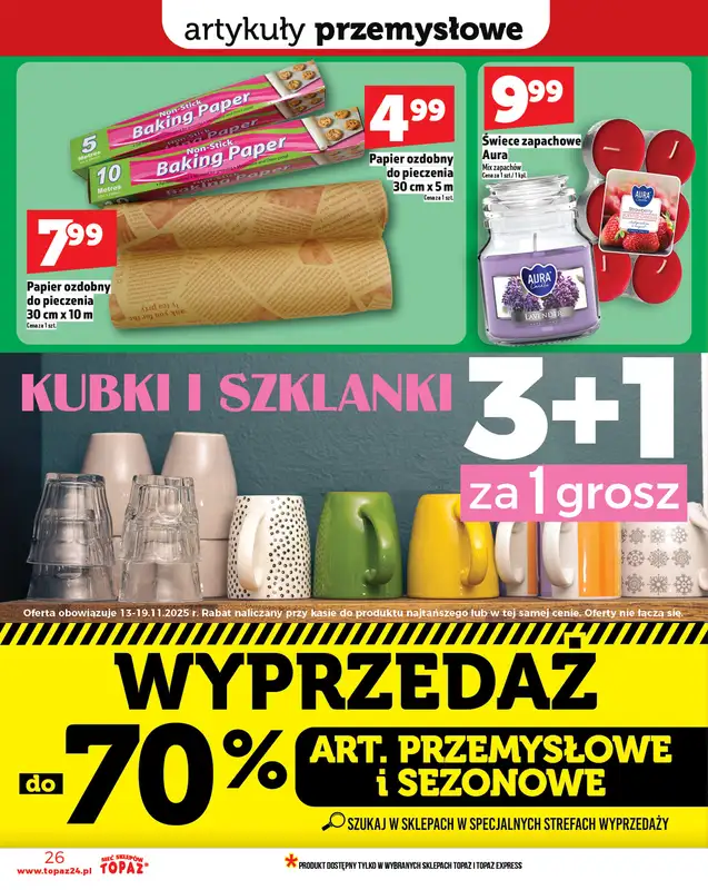 TOPAZ - gazetka promocyjna Gazetka od czwartku 13.11 do środy 19.11 - strona 26