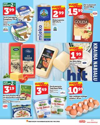 TOPAZ - gazetka promocyjna Gazetka od czwartku 13.11 do środy 19.11 - strona 11