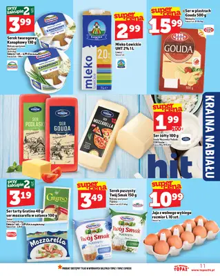 TOPAZ - gazetka promocyjna Gazetka od czwartku 13.11 do środy 19.11 - strona 11