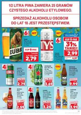 Kaufland - gazetka promocyjna Oferta Kaufland od czwartku 06.11 do środy 12.11 - strona 45