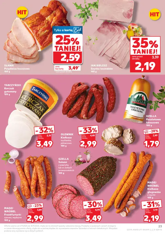 Kaufland - gazetka promocyjna Oferta Kaufland od czwartku 06.11 do środy 12.11 - strona 23