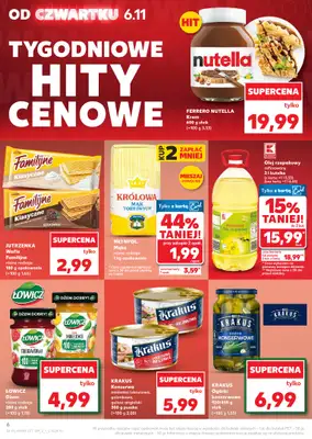 Kaufland - gazetka promocyjna Oferta Kaufland od czwartku 06.11 do środy 12.11 - strona 6