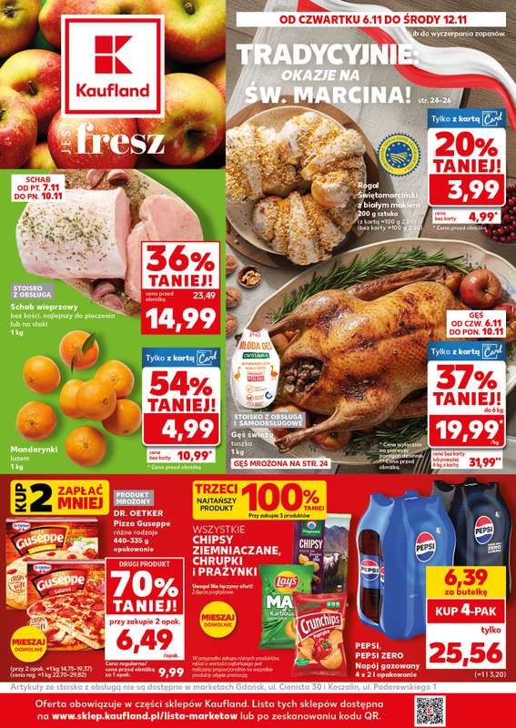 Kaufland - gazetka promocyjna Oferta Kaufland od czwartku 06.11 do środy 12.11