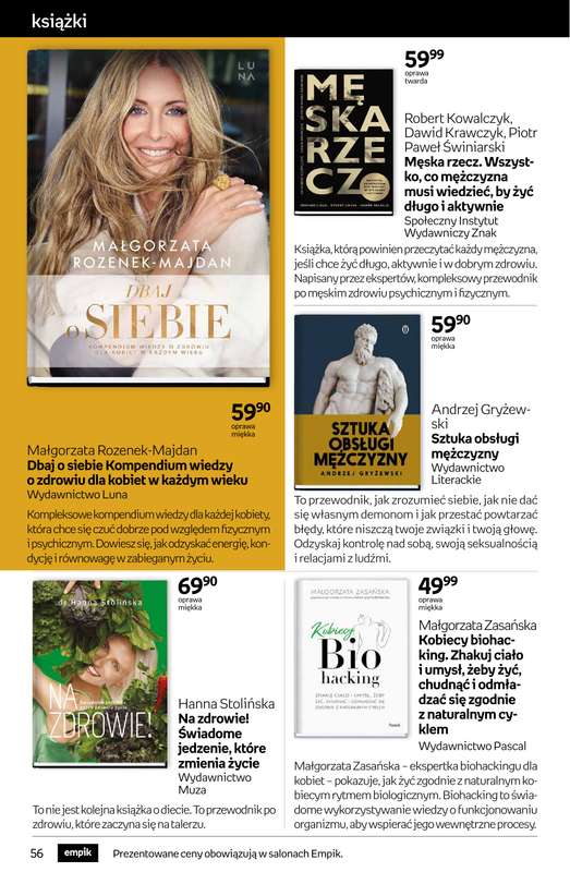 Empik - gazetka promocyjna Tom kultury: książki od środy 29.10 do wtorku 11.11 - strona 56