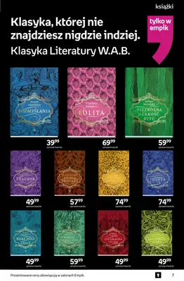 Empik - gazetka promocyjna Tom kultury: książki od środy 29.10 do wtorku 11.11 - strona 7