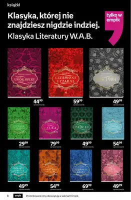 Empik - gazetka promocyjna Tom kultury: książki od środy 29.10 do wtorku 11.11 - strona 8