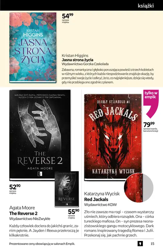 Empik - gazetka promocyjna Tom kultury: książki od środy 29.10 do wtorku 11.11 - strona 15