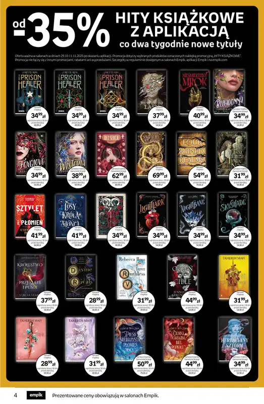 Empik - gazetka promocyjna Tom kultury: książki od środy 29.10 do wtorku 11.11 - strona 4