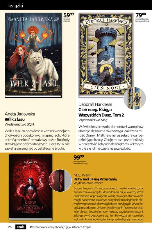 Empik - gazetka promocyjna Tom kultury: książki od środy 29.10 do wtorku 11.11 - strona 26
