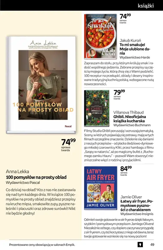 Empik - gazetka promocyjna Tom kultury: książki od środy 29.10 do wtorku 11.11 - strona 49