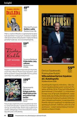 Empik - gazetka promocyjna Tom kultury: książki od środy 29.10 do wtorku 11.11 - strona 44