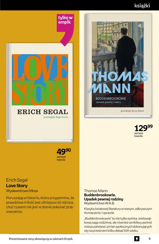 Empik - gazetka promocyjna Tom kultury: książki od środy 29.10 do wtorku 11.11 - strona 9