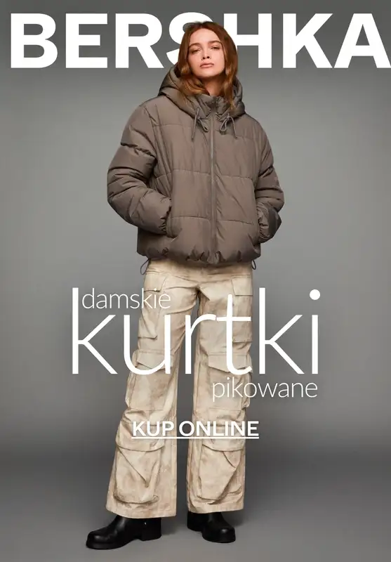 Bershka - gazetka promocyjna KURTKI pikowane damskie od piątku 07.11 