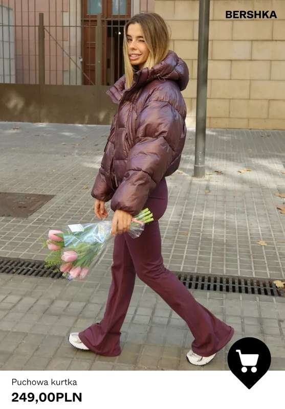 Bershka - gazetka promocyjna KURTKI pikowane damskie od piątku 07.11  - strona 4