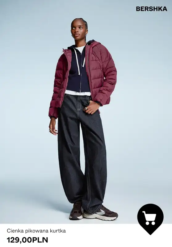 Bershka - gazetka promocyjna KURTKI pikowane damskie od piątku 07.11  - strona 9