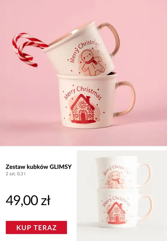 Homla - gazetka promocyjna Kubki świąteczne od poniedziałku 10.11  - strona 3