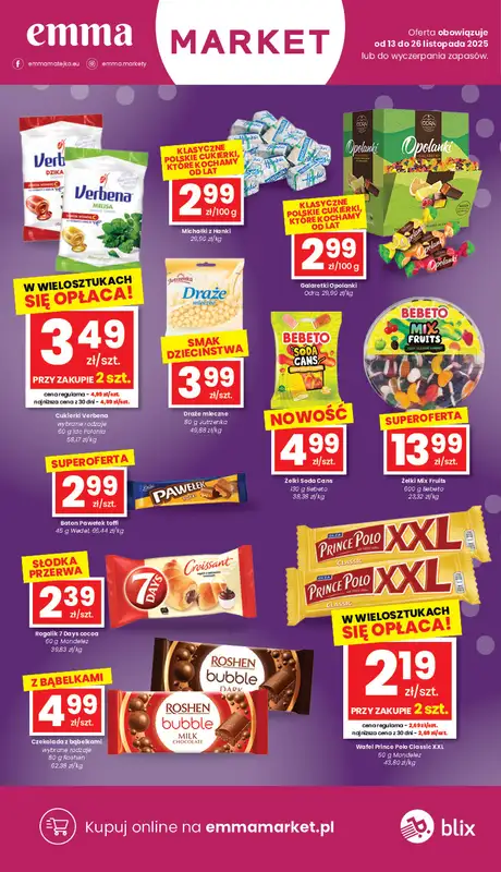 emma MARKET - gazetka promocyjna Gazetka od czwartku 13.11 do środy 26.11 - strona 14
