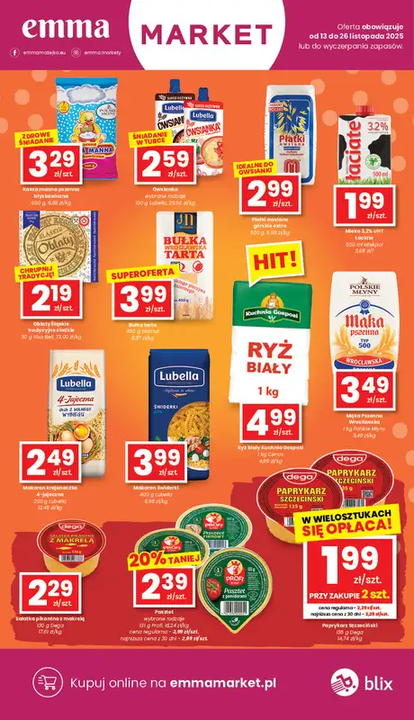 emma MARKET - gazetka promocyjna Gazetka od czwartku 13.11 do środy 26.11 - strona 10