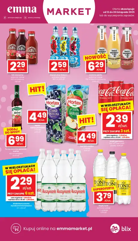 emma MARKET - gazetka promocyjna Gazetka od czwartku 13.11 do środy 26.11 - strona 15