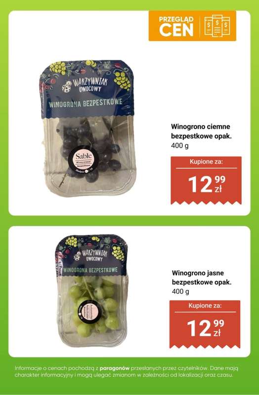 Biedronka - gazetka promocyjna Owoce i warzywa - przegląd cen od poniedziałku 10.11 do soboty 15.11 - strona 10