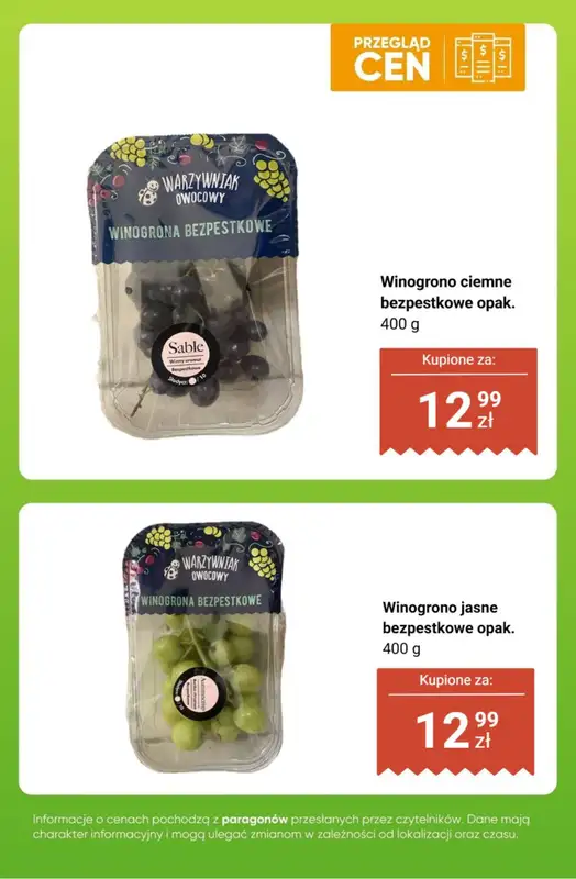 Biedronka - gazetka promocyjna Owoce i warzywa - przegląd cen od poniedziałku 10.11 do soboty 15.11 - strona 10