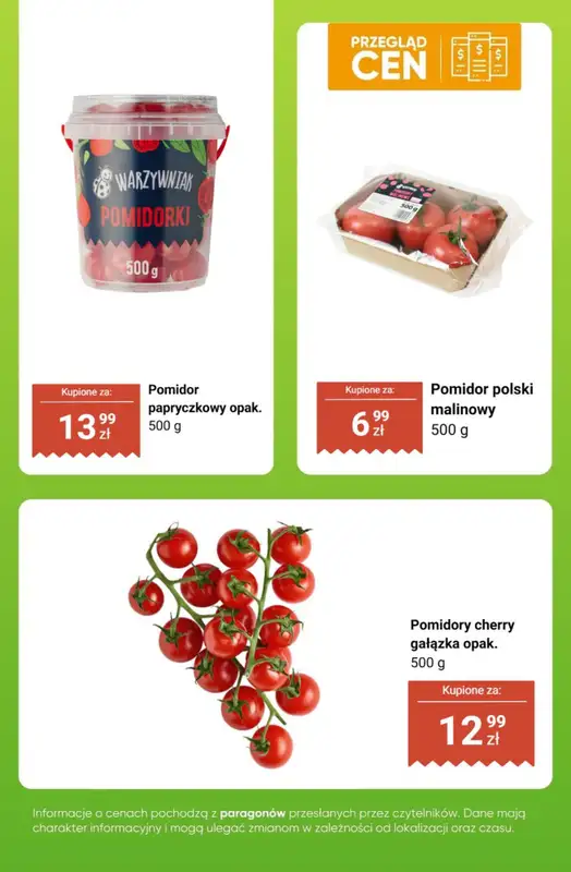 Biedronka - gazetka promocyjna Owoce i warzywa - przegląd cen   - strona 3