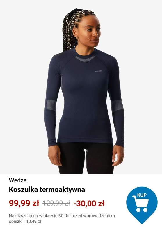 Decathlon - gazetka promocyjna Bielizna termoaktywna dla całej rodziny od niedzieli 09.11  - strona 11