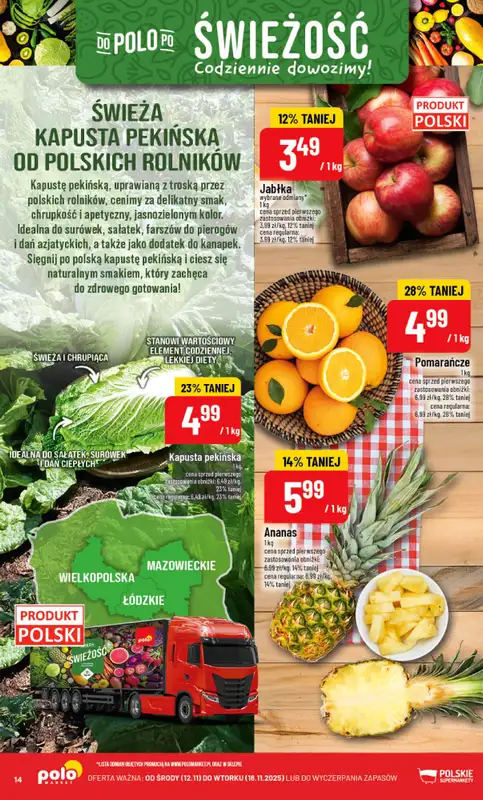 POLOmarket - gazetka promocyjna Gazetka od środy 12.11 do wtorku 18.11 - strona 14