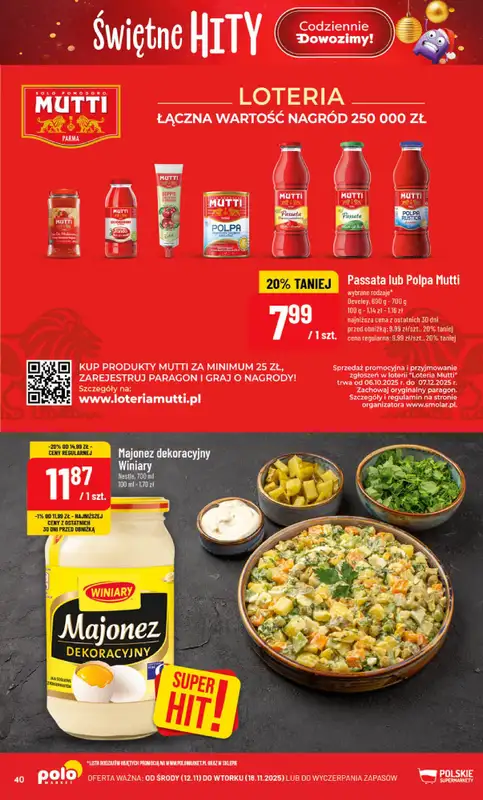 POLOmarket - gazetka promocyjna Gazetka od środy 12.11 do wtorku 18.11 - strona 40