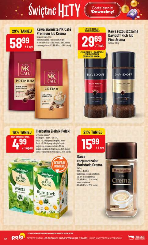 POLOmarket - gazetka promocyjna Gazetka od środy 12.11 do wtorku 18.11 - strona 54