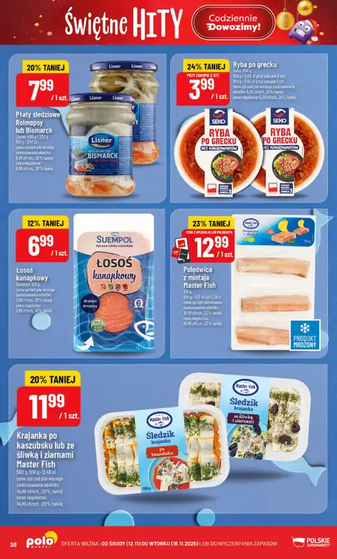 POLOmarket - gazetka promocyjna Gazetka od środy 12.11 do wtorku 18.11 - strona 38