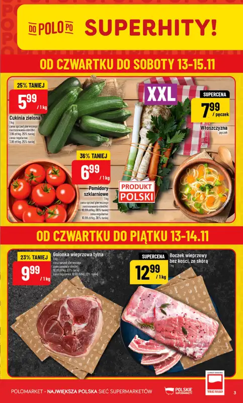 POLOmarket - gazetka promocyjna Gazetka od środy 12.11 do wtorku 18.11 - strona 3