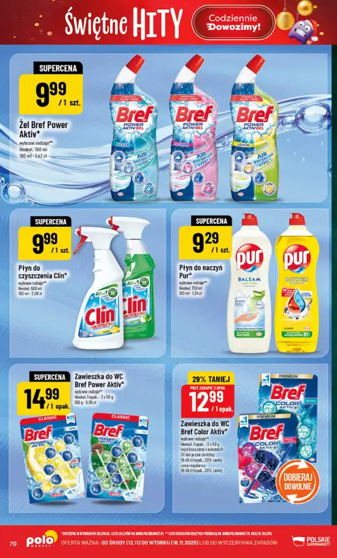 POLOmarket - gazetka promocyjna Gazetka od środy 12.11 do wtorku 18.11 - strona 70