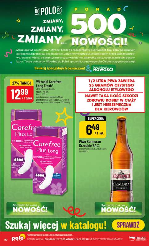 POLOmarket - gazetka promocyjna Gazetka od środy 12.11 do wtorku 18.11 - strona 80