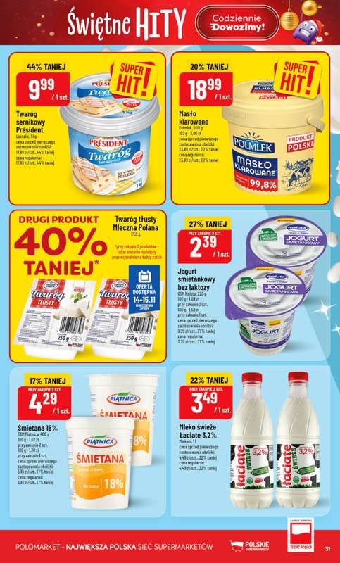 POLOmarket - gazetka promocyjna Gazetka od środy 12.11 do wtorku 18.11 - strona 31