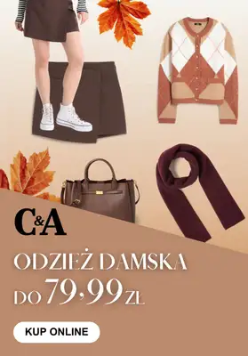 C&A - gazetka promocyjna Odzież damska do 79,99 zł od niedzieli 09.11 