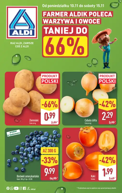 Aldi - gazetka promocyjna Farmer Aldik poleca!  