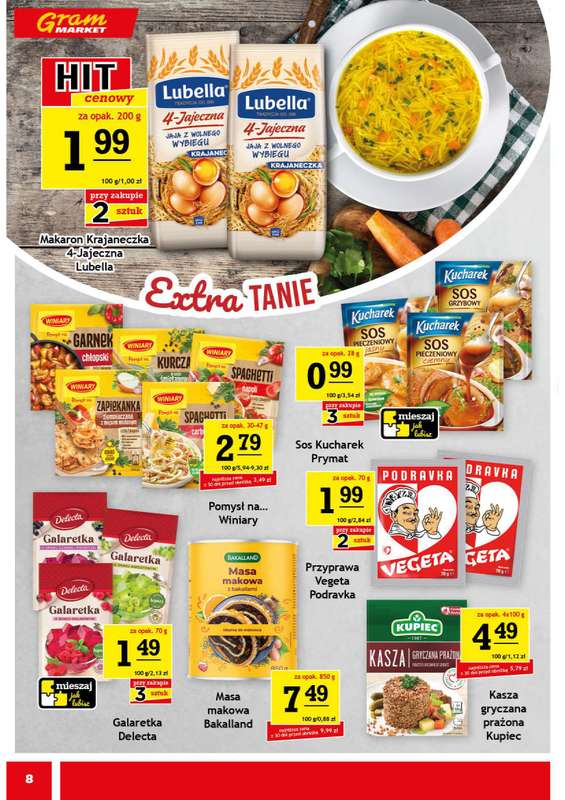 Gram Market - gazetka promocyjna Gazetka od środy 12.11 do wtorku 18.11 - strona 8