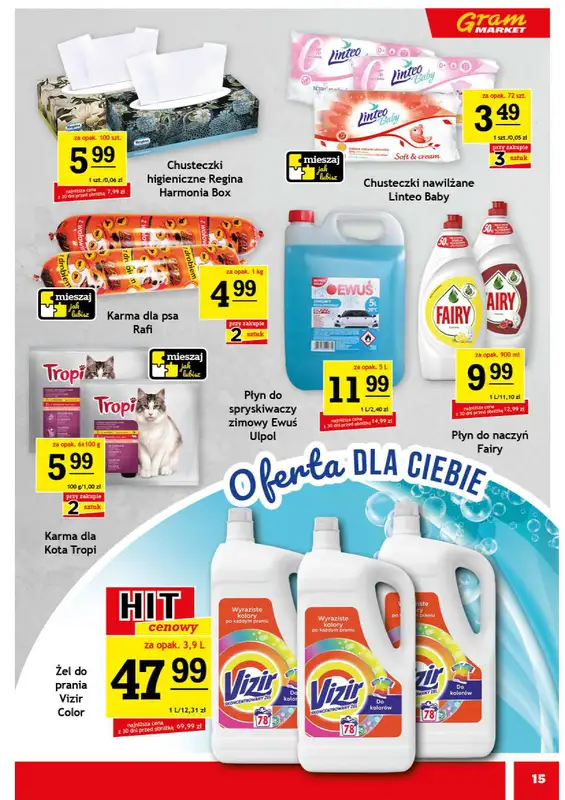 Gram Market - gazetka promocyjna Gazetka od środy 12.11 do wtorku 18.11 - strona 15