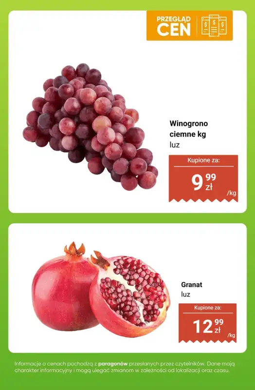 Dino - gazetka promocyjna Owoce i warzywa - przegląd cen od poniedziałku 10.11 do niedzieli 16.11 - strona 12