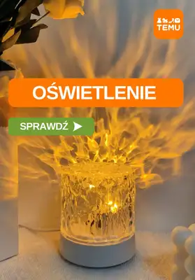 Temu - gazetka promocyjna Oświetlenie do domu od niedzieli 09.11 
