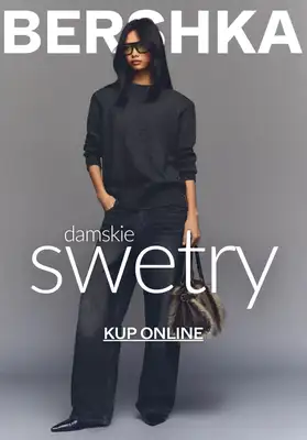 Bershka - gazetka promocyjna Swetry i kardigany damskie od poniedziałku 10.11 