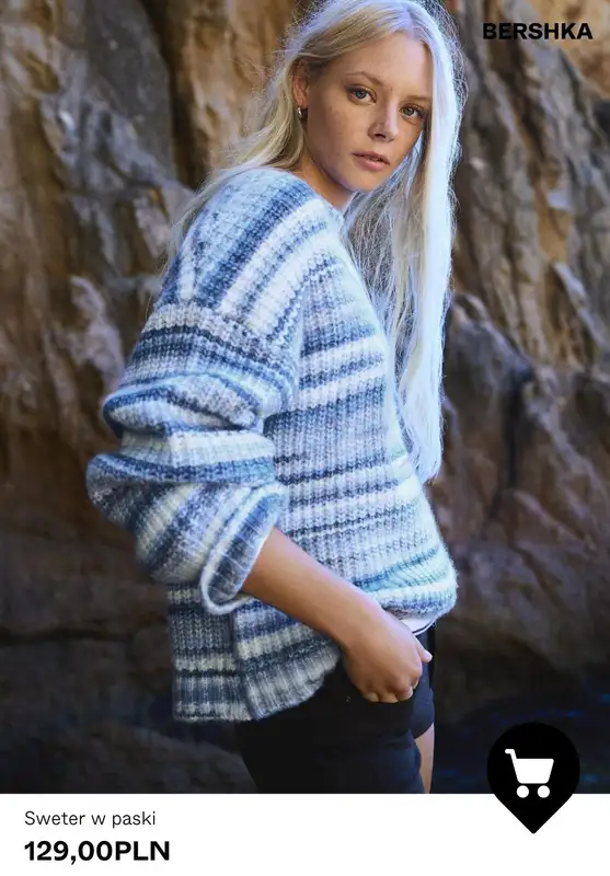 Bershka - gazetka promocyjna Swetry i kardigany damskie   - strona 2