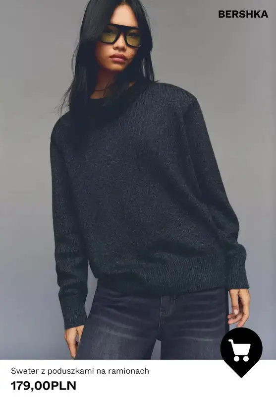 Bershka - gazetka promocyjna Swetry i kardigany damskie   - strona 3