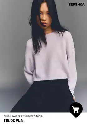 Bershka - gazetka promocyjna Swetry i kardigany damskie od poniedziałku 10.11  - strona 6