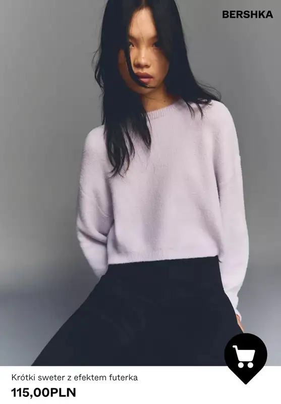 Bershka - gazetka promocyjna Swetry i kardigany damskie od poniedziałku 10.11  - strona 6