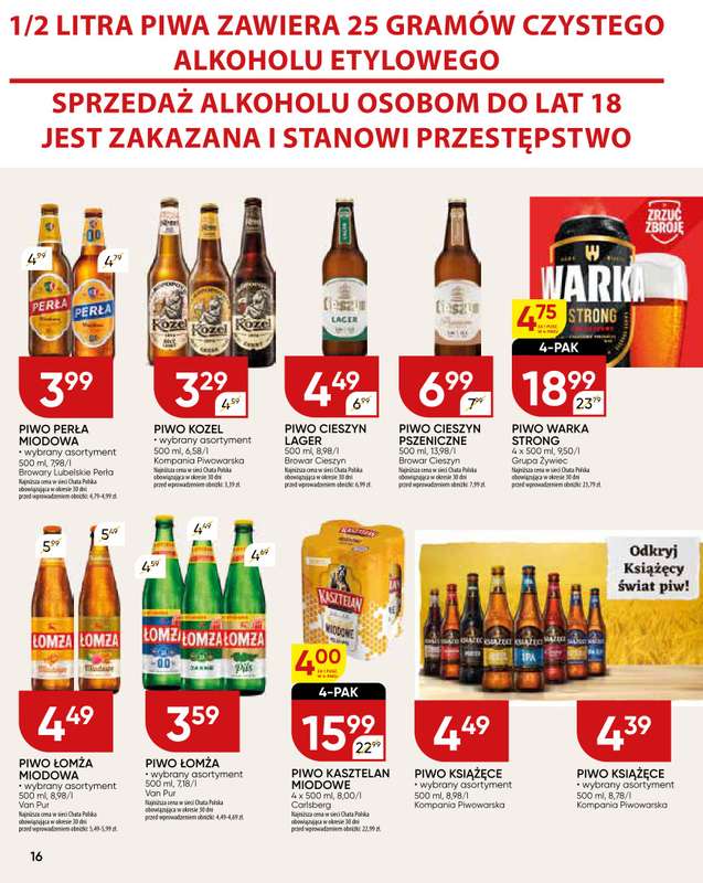 Chata Polska - gazetka promocyjna Gazetka od czwartku 20.11 do niedzieli 30.11 - strona 16