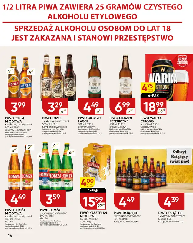 Chata Polska - gazetka promocyjna Gazetka od czwartku 20.11 do niedzieli 30.11 - strona 16